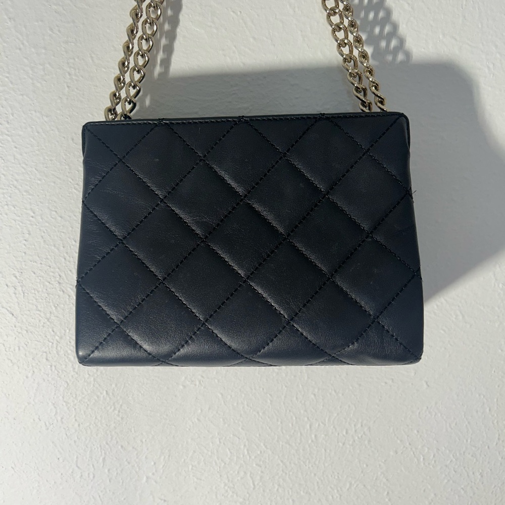 Kate Spade Black and Gold Quilted Shoulder Bag - Picture 3 of 5
